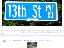 Tablet Screenshot of 13thstreetroadassociation.org